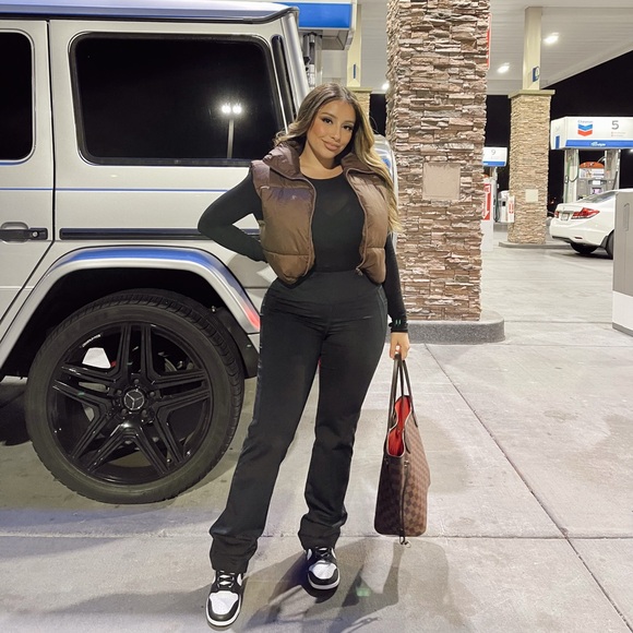 Jockey Pants - Black Women’s Flared Bottoms